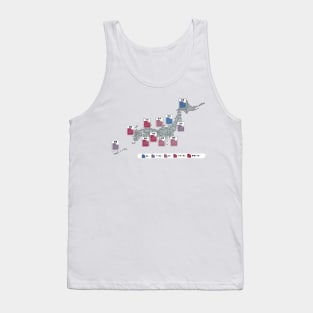 Japan UV Map Tank Top